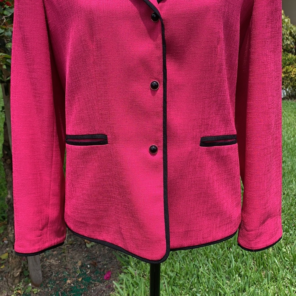Patchington Hot Pink Blazer - Picture 3 of 15